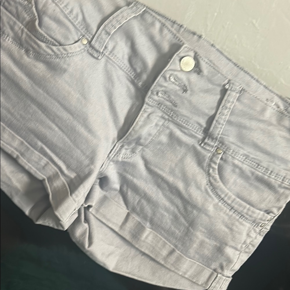 YMI Light Gray Denim Shorts​